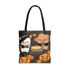 Dudu & Bubu Halloween Tote Bag for Spooky - Cute Style - Cosparty
