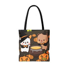 Dudu & Bubu Halloween Tote Bag for Spooky-Cute Style - Large - Bags