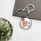 Dudu & Bubu Keyring Tag for Adorable Accessory Style - One size / Grey - Accessories