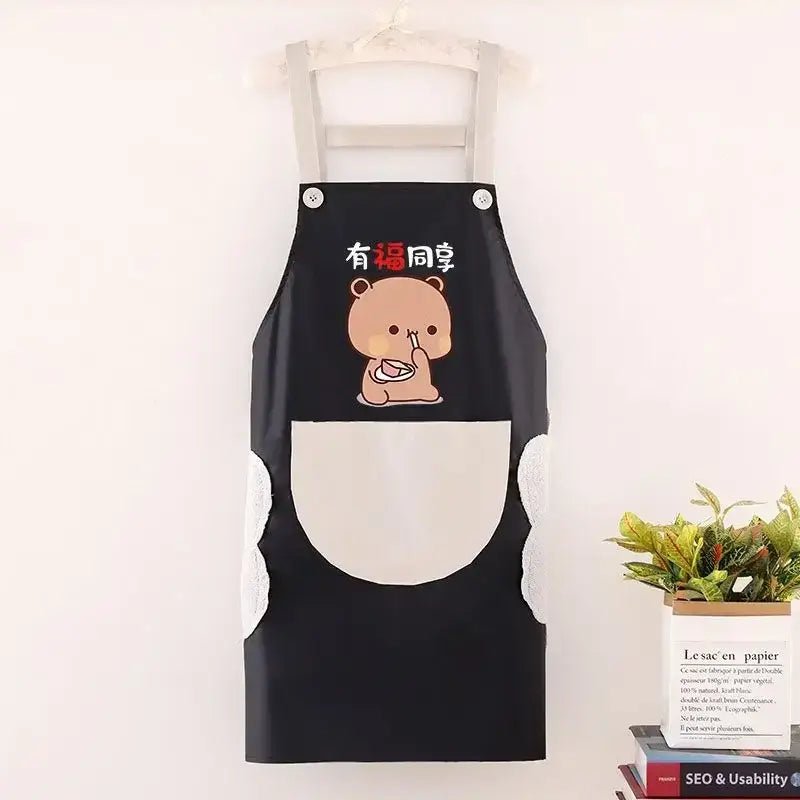 Dudu & Bubu Kitchen Apron for Fun and Stylish Cooking - Cosparty