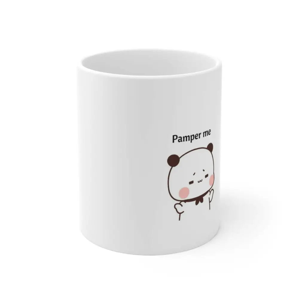 Dudu & Bubu Pamper Me Durable Ceramic Mug for Cozy Beverages - 11oz - Mug