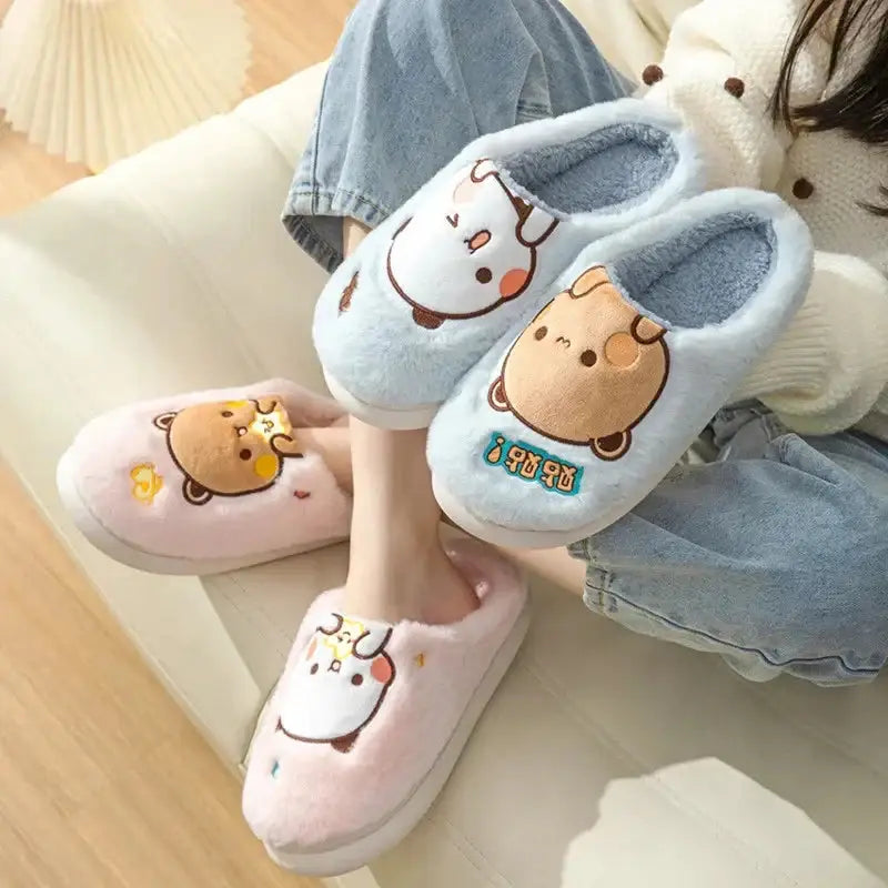 Dudu & Bubu Slippers with Cozy Bubu Design for Comfortable Lounging