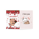 Dudu & Bubu Sorry Card on High-Quality Cardstock for Heartfelt Apologies - Paper products