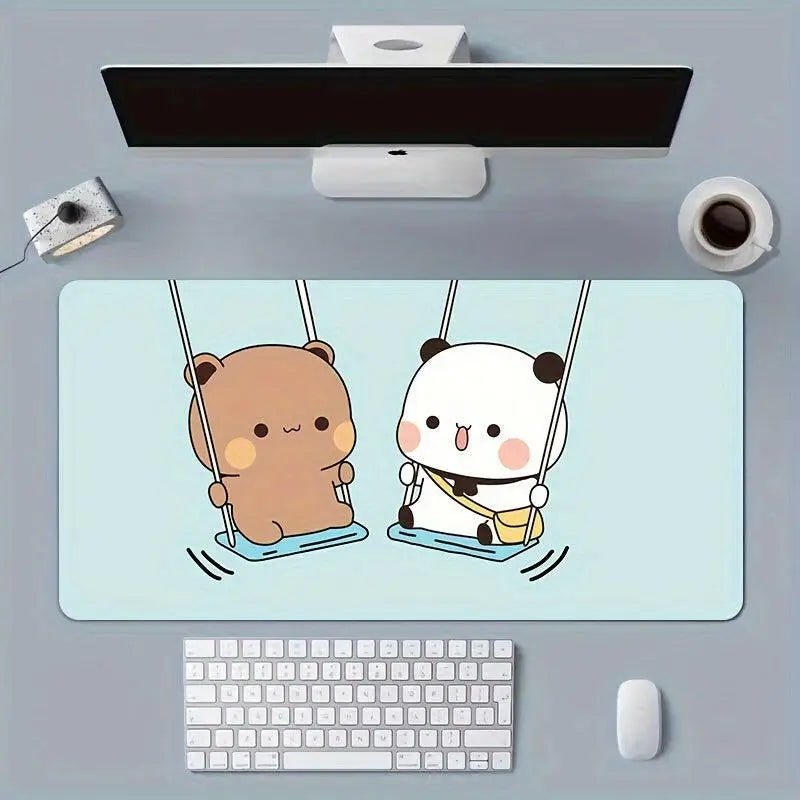 Dudu & Bubu Swinging Mousepad for a Playful Workspace - Cosparty
