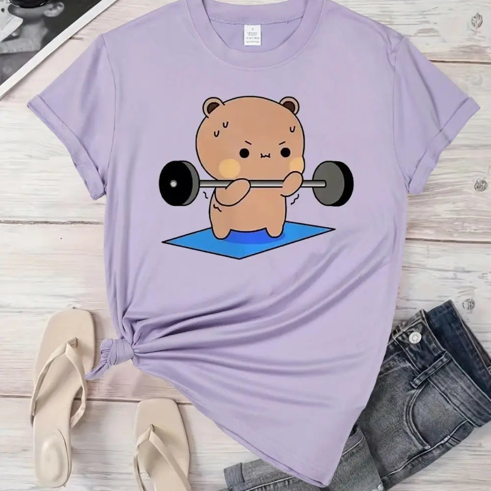 Dudu & Bubu Womens Gym T-Shirt.