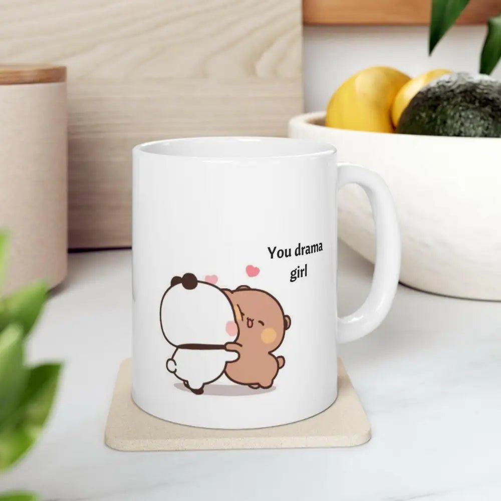 Dudu & Bubu You Drama Girl Mug for a Sassy Sip - Cosparty