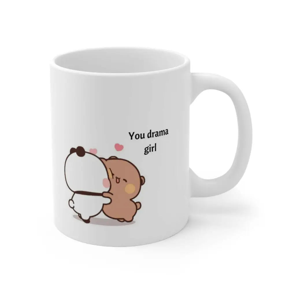 Dudu & Bubu You Drama Girl Mug for a Sassy Sip - 11oz - Mug