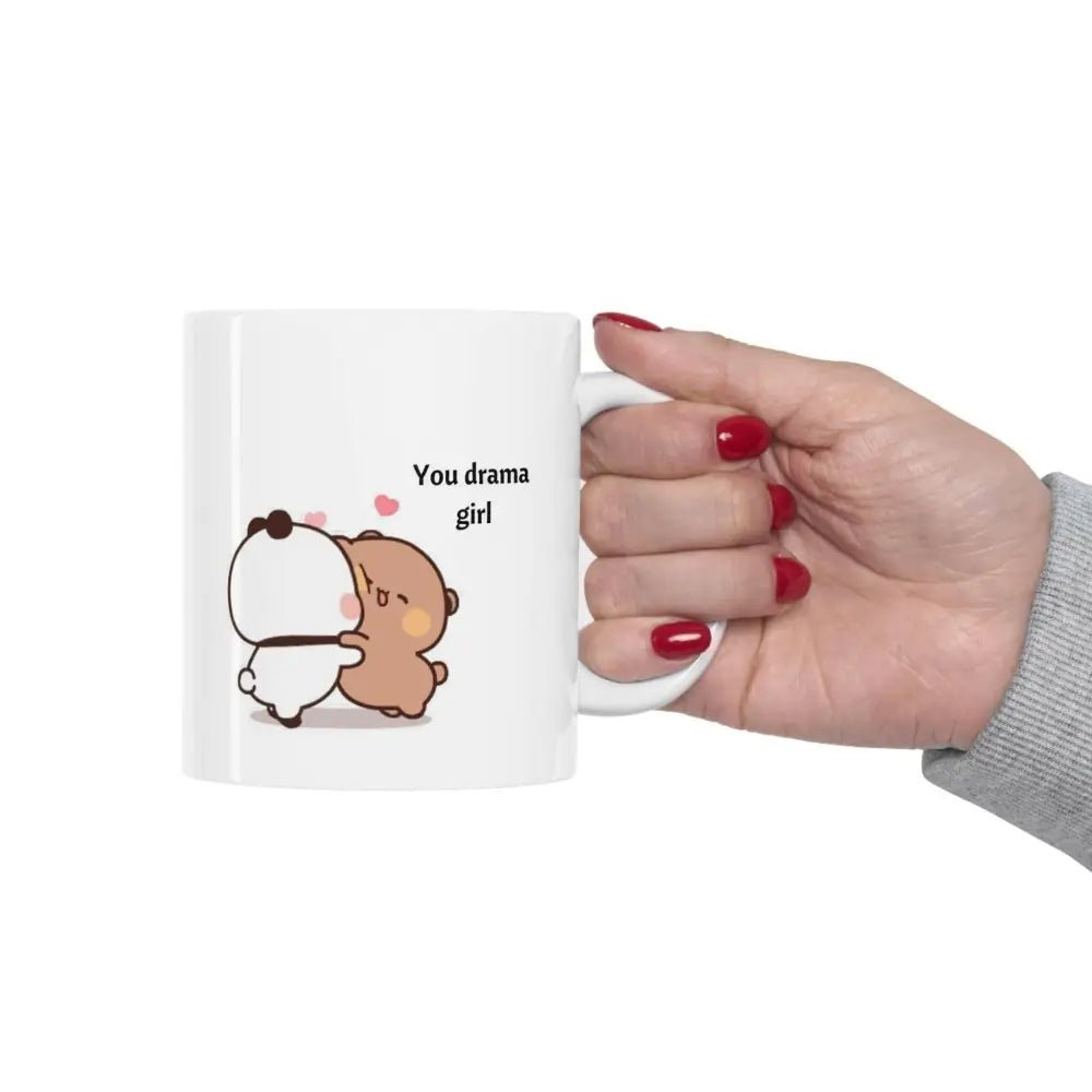 Dudu & Bubu You Drama Girl Mug for a Sassy Sip - Cosparty