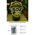 Dudu Night Light with 16 Colour Options for a Playful Glow - Cosparty