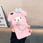 Durable 3D Rubber iPhone Cases Featuring Sanrio Characters - Pink / For iphone 6 6S - phone case