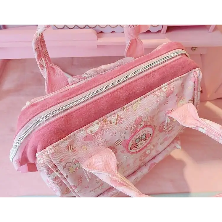 Durable Pink Bunny Backpack for Kawaii Collection Products Melody-Rucksack - backpack