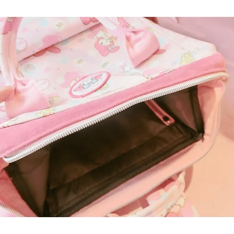 Durable Pink Bunny Backpack for Kawaii Collection Products Melody - Rucksack - Cosparty