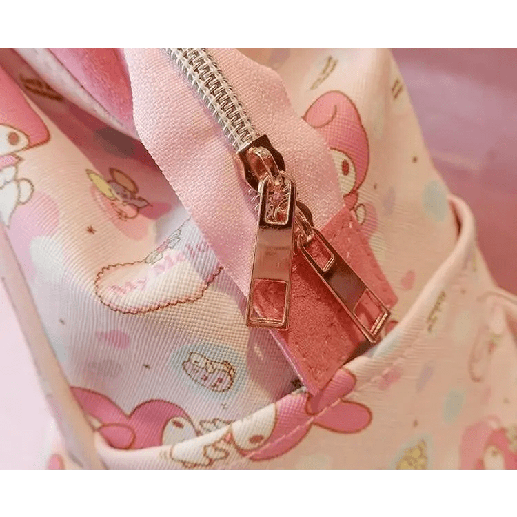 Durable Pink Bunny Backpack for Kawaii Collection Products Melody - Rucksack - Cosparty