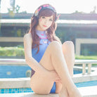 D.Va Overwatch One Piece Swimsuit with Built - in Bra Liner - Cosparty