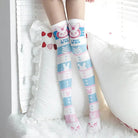 D.Va Thigh High Stockings for Overwatch Fans and Kawaii Gamers - Cosparty