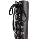 Edgy Punk Rock Knee High Boots for a Comfortable Fit Feet - Shoes