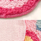 eGirl Gaming Area Rug with Gameboy Design in Pastel Colors - Cosparty