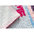 eGirl Gaming Area Rug with Gameboy Design in Pastel Colors - floor mat