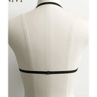 Elegant Diamond Shaped Chest Harness with Gothic Romantic Flair - Cosparty