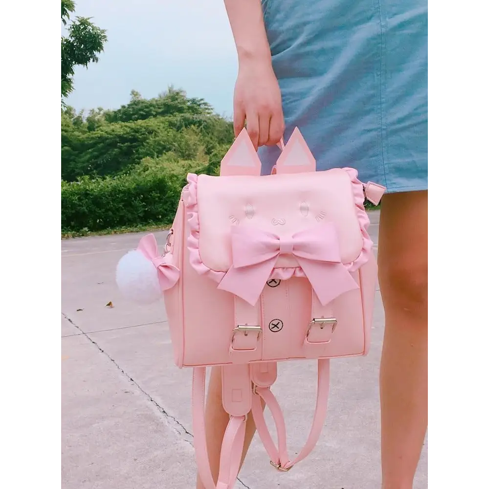 Neko Baby Backpack - Pink - backpack