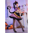 Elegant Halloween Themed Pastel Goth Lolita Dress for Kawaii Babes - Dresses