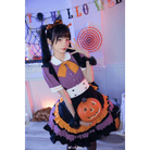 Elegant Halloween Themed Pastel Goth Lolita Dress for Kawaii Babes - Cosparty