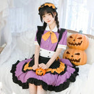Elegant Halloween Themed Pastel Goth Lolita Dress for Kawaii Babes - Cosparty