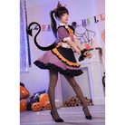 Elegant Halloween Themed Pastel Goth Lolita Dress for Kawaii Babes - Cosparty