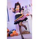 Elegant Halloween Themed Pastel Goth Lolita Dress for Kawaii Babes - Dresses