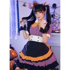 Elegant Halloween Themed Pastel Goth Lolita Dress for Kawaii Babes - Cosparty