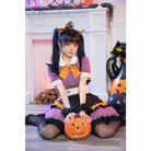 Elegant Halloween Themed Pastel Goth Lolita Dress for Kawaii Babes - Dresses