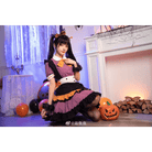 Elegant Halloween Themed Pastel Goth Lolita Dress for Kawaii Babes - Cosparty