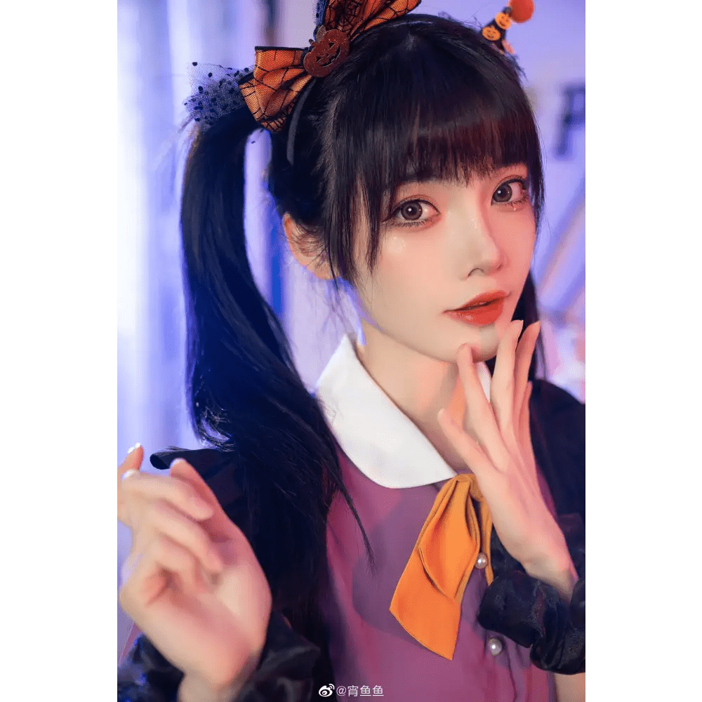 Elegant Halloween Themed Pastel Goth Lolita Dress for Kawaii Babes - Cosparty