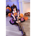 Elegant Halloween Themed Pastel Goth Lolita Dress for Kawaii Babes - Cosparty