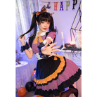 Elegant Halloween Themed Pastel Goth Lolita Dress for Kawaii Babes - Dresses