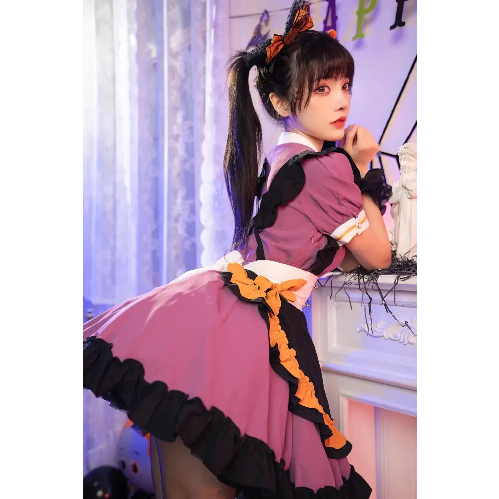 Elegant Halloween Themed Pastel Goth Lolita Dress for Kawaii Babes - Dresses