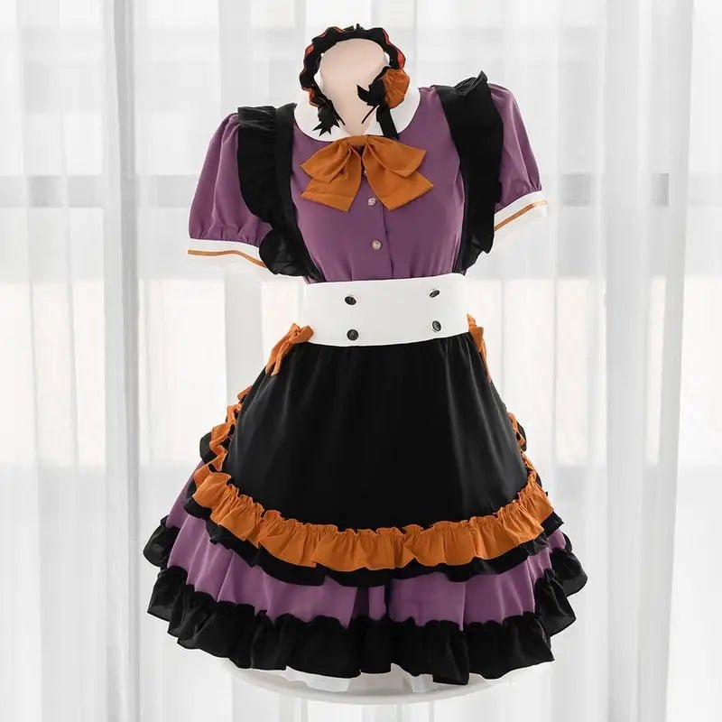 Elegant Halloween Themed Pastel Goth Lolita Dress for Kawaii Babes - Cosparty