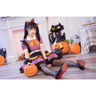 Elegant Halloween Themed Pastel Goth Lolita Dress for Kawaii Babes - Cosparty