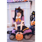 Elegant Halloween Themed Pastel Goth Lolita Dress for Kawaii Babes - Cosparty