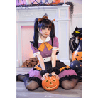 Elegant Halloween Themed Pastel Goth Lolita Dress for Kawaii Babes - Cosparty