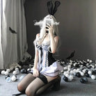 Elegant Lace and Tulle Bodysuit for a Princess - Like Style - Cosparty