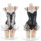 Elegant Lace and Tulle Bodysuit for a Princess-Like Style - lingerie