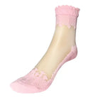 Elegant Lace Band Socks in Clear Fabric and Various Colors - Socks