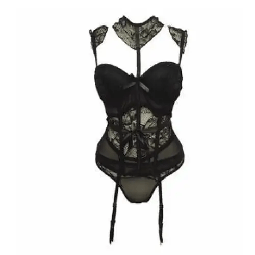 Elegant Lace Bra and Panty Set with Gorgeous Hand - Details Including Silk Ribbons - Cosparty