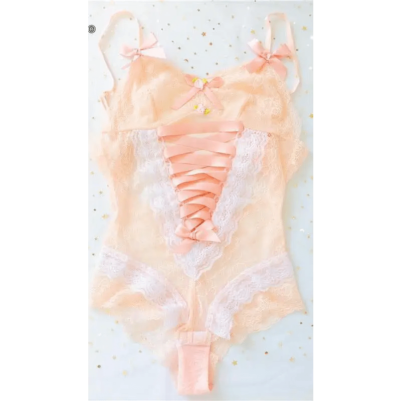 Elegant Lace Corset Bodysuit for a Princess - Like Transformation - Cosparty