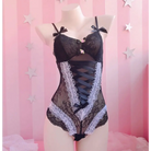 Elegant Lace Corset Bodysuit for a Princess-Like Transformation - bodysuit