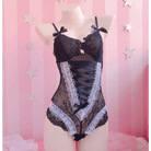 Elegant Lace Corset Bodysuit for a Princess - Like Transformation - Cosparty
