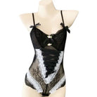 Elegant Lace Corset Bodysuit for a Princess-Like Transformation - bodysuit