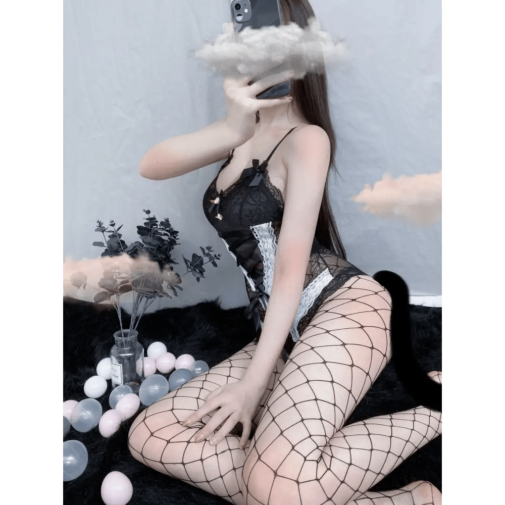 Elegant Lace Corset Bodysuit for a Princess - Like Transformation - Cosparty