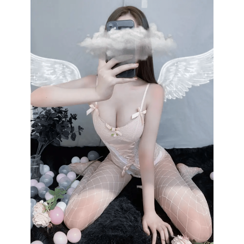 Elegant Lace Corset Bodysuit for a Princess - Like Transformation - Cosparty